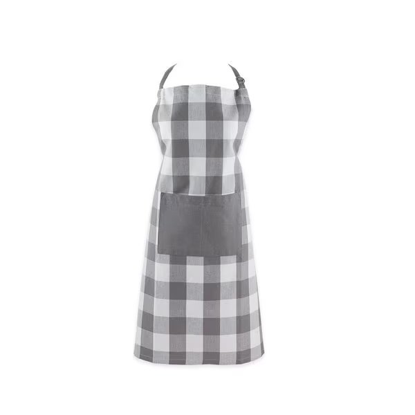 Grey & White Buffalo Check Chef Apron, Fastfood, Mfr#: FA2567612